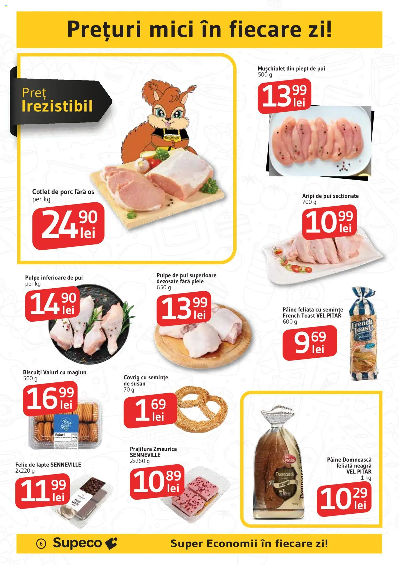 Noul catalog Supeco – valabil de la 19.03.2026 | Pagină: 6 | Produse: Lait de coco, Mici, Prăjitură, Lapte