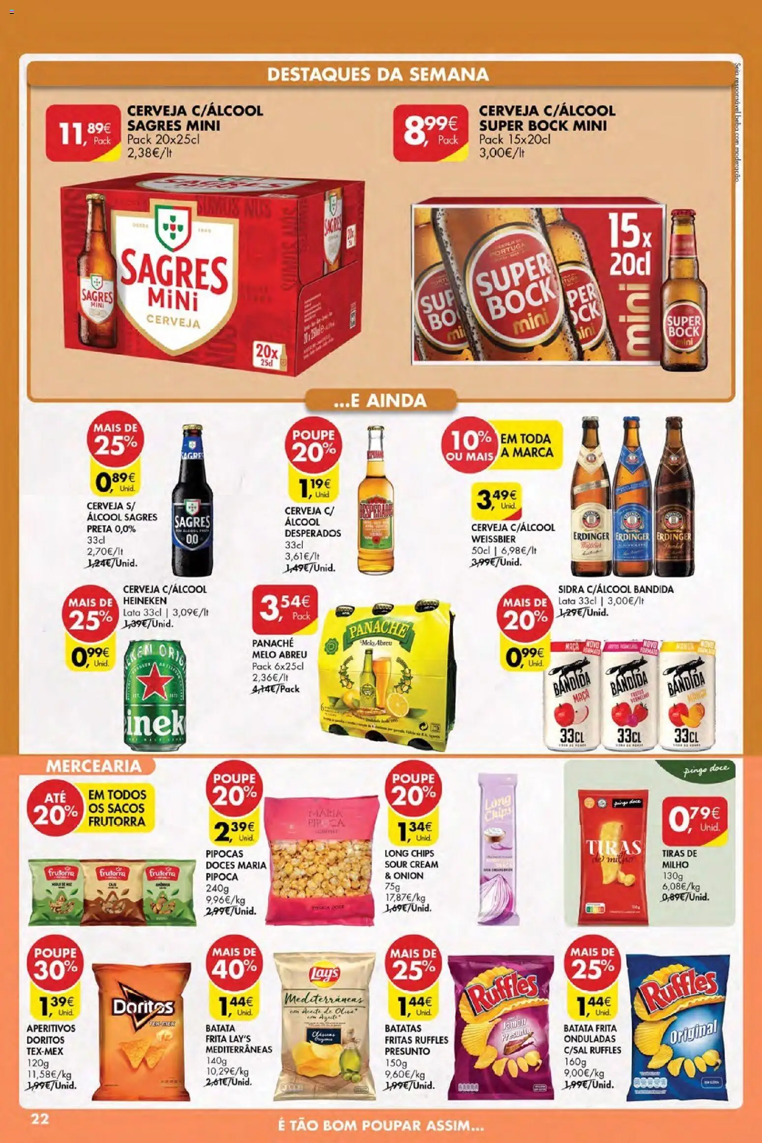 Pingo Doce Poupe Esta Semana Açores │ válido de 09.04.2026 | Página: 22 | Produtos: Batata, Maça, Presunto, Cerveja
