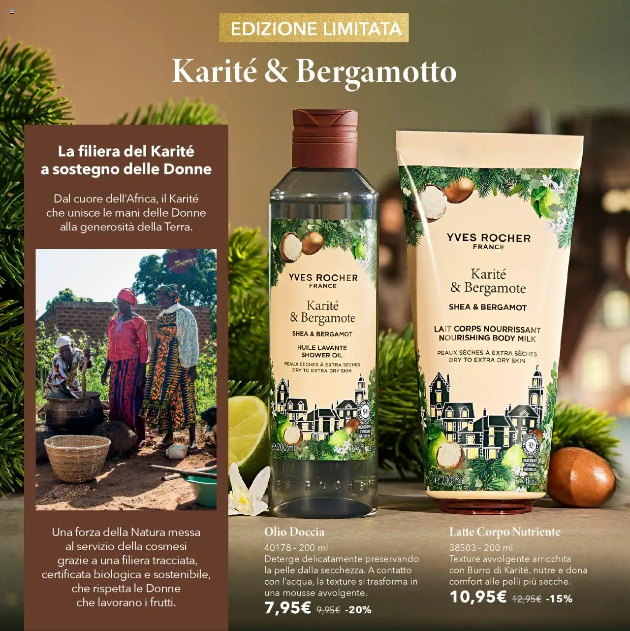 Volantino Yves Rocher del 17.10.2025 | Pagina: 18 | Prodotti: Latte, Olio, Burro, Doccia