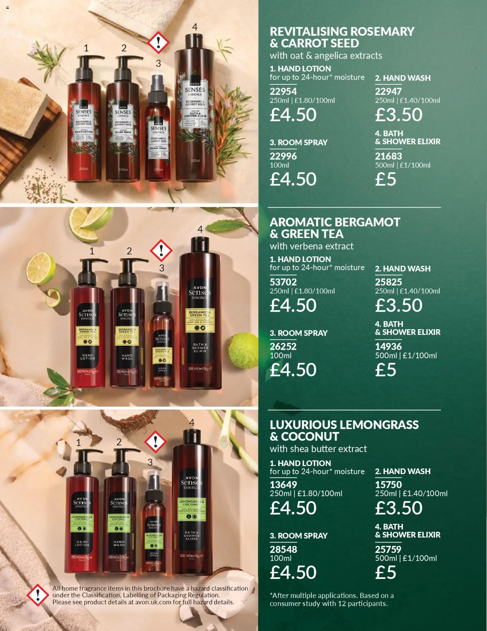 {H1} | Page: 254 | Products: Fragrance, Rosemary, Carrot, Coconut