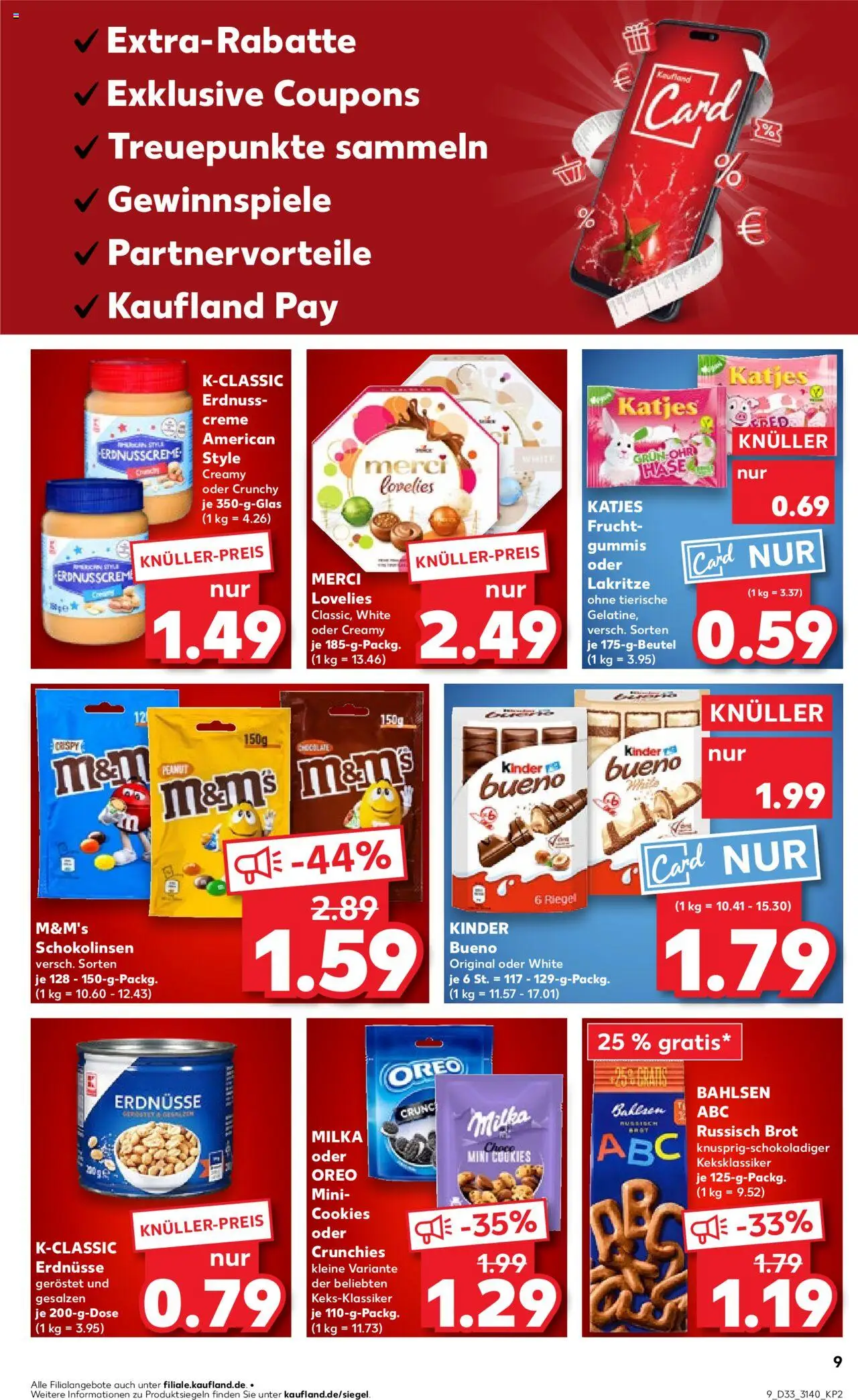  | Pagina: 9 | Producten: Oreo, Kinder, Crème