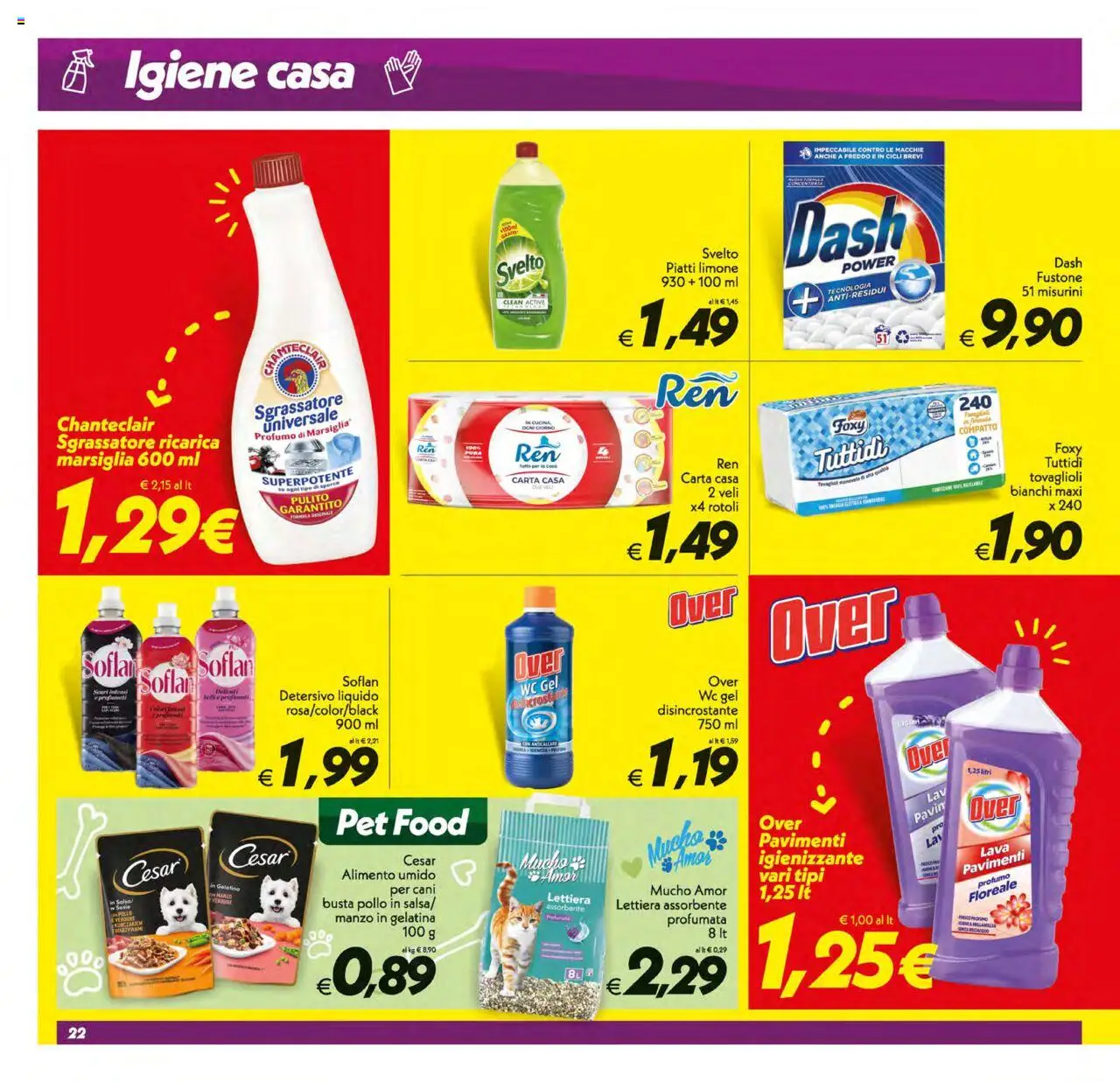 Volantino SuperConveniente del 12.08.2025 | Pagina: 22 | Prodotti: Manzo, Verdure, The, WC