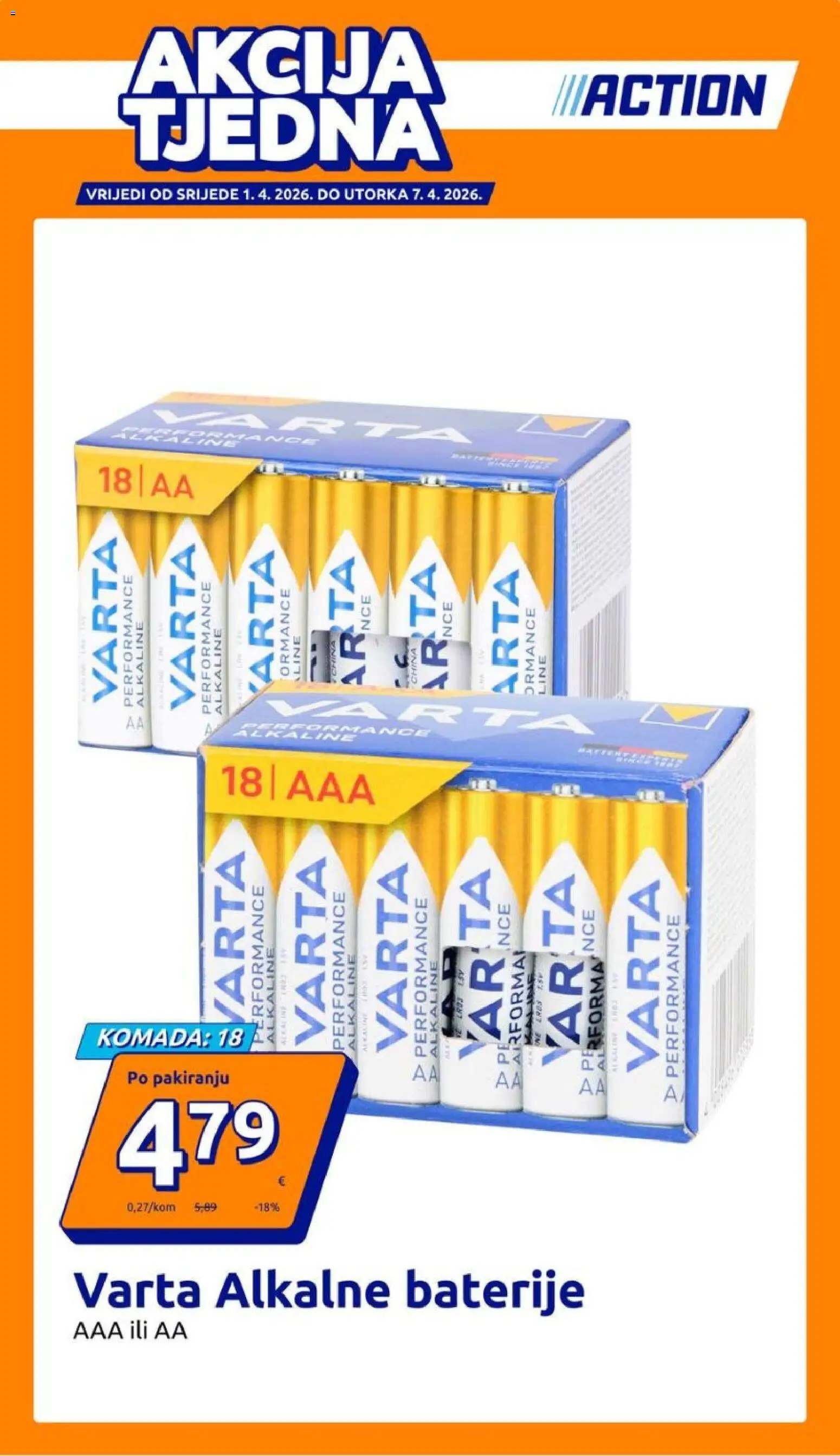 Volantino Action del 01.04.2026 | Pagina: 1