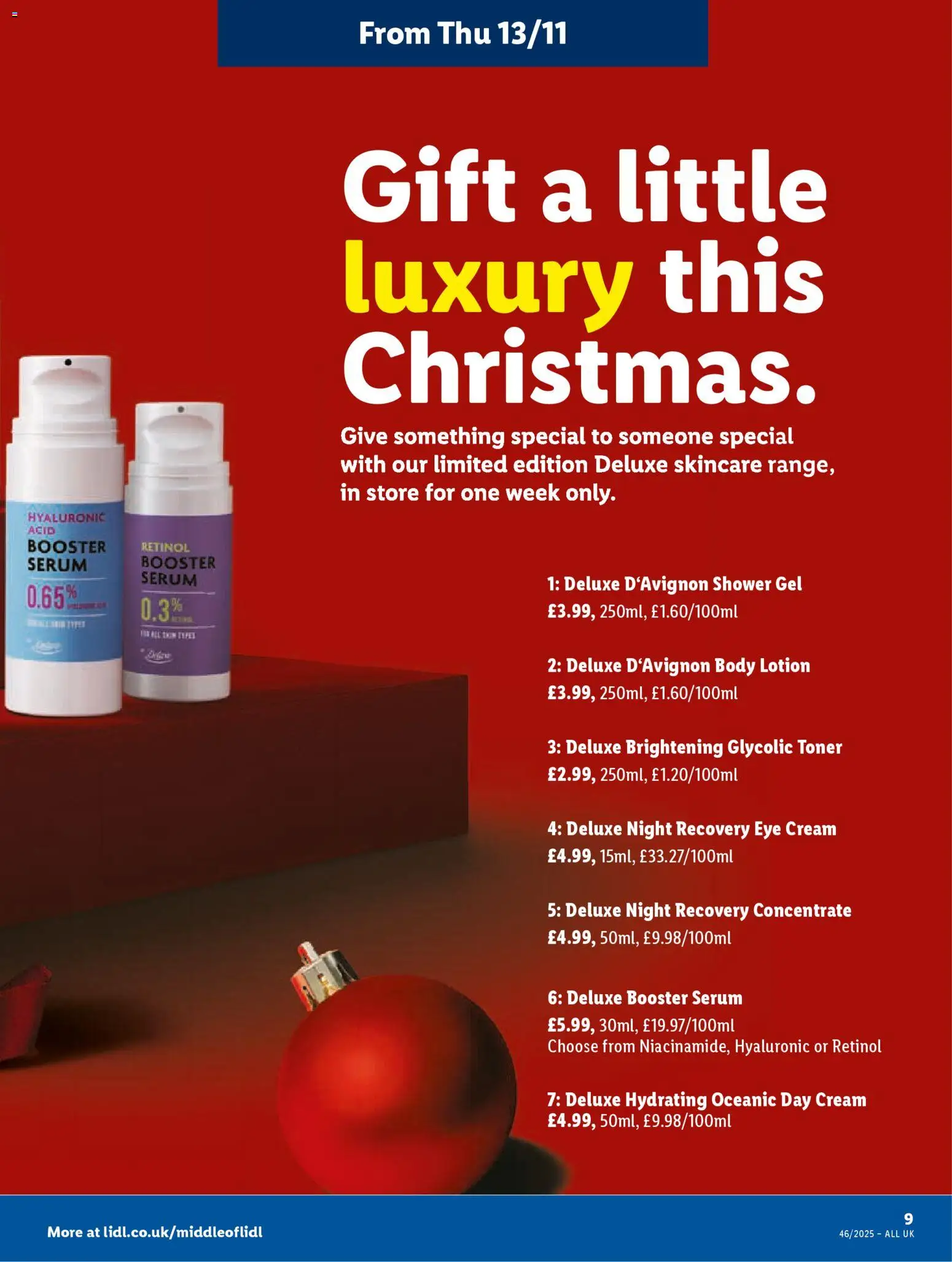 {H1} | Page: 9 | Products: Shower, Body lotion, Cream, Toner