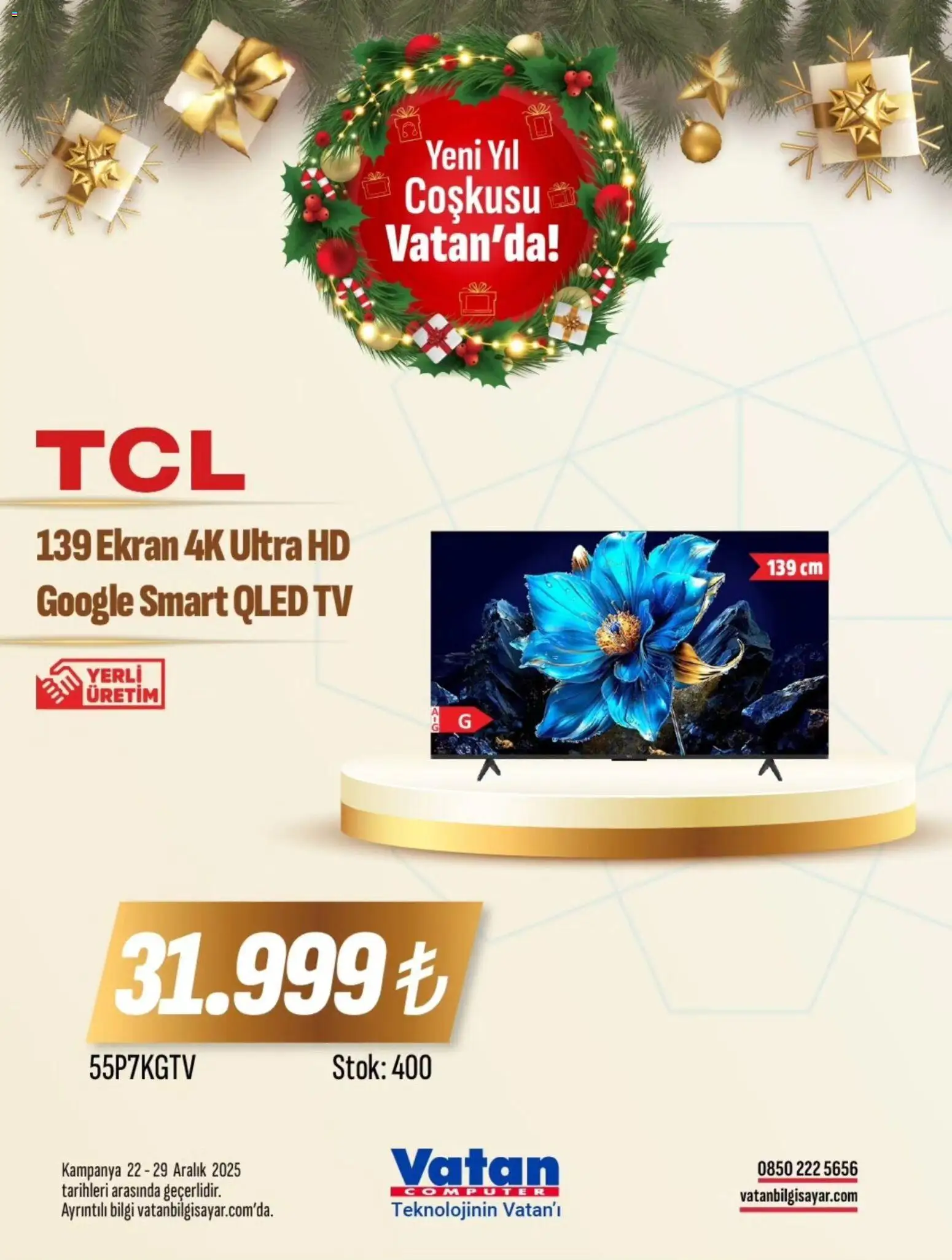 Vatan Bilgisayar İndirim - 22.12.2025 tarihinden itibaren geçerlidir | Sayfa: 10 | Ürünler: TV