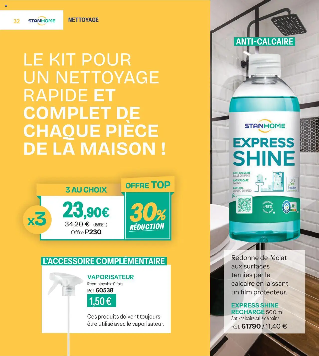 {H1} | Page: 32 | Produits: Vaporisateur, Thé