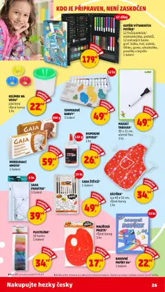 Penny Market leták - Čtvrtečník od 24.07.2025 | Strana: 26 | Produkty: Kufřík, Pravítko, Plastelína, Barvy