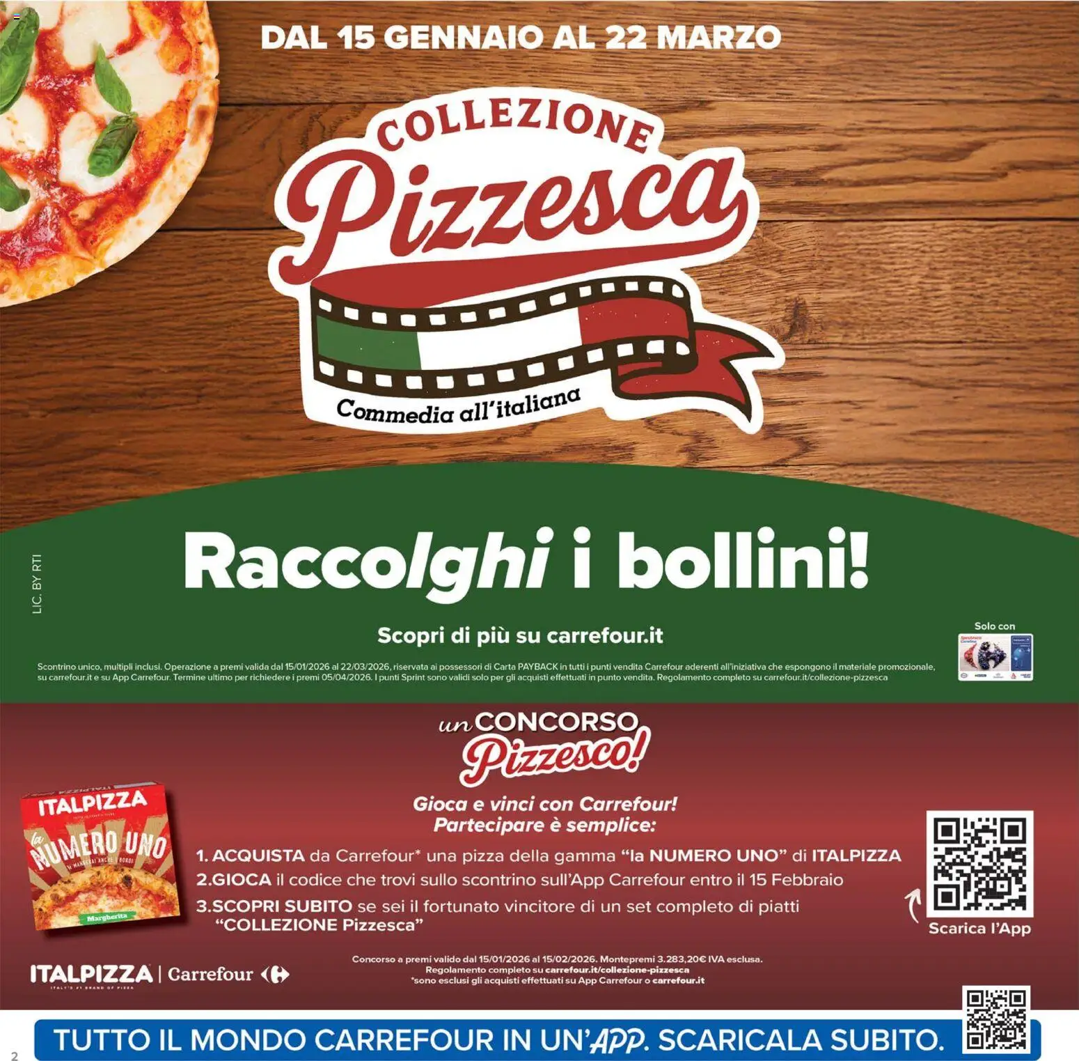 Volantino Carrefour del 15.01.2026 | Pagina: 2 | Prodotti: Pizza