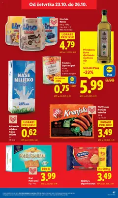 Primadonna Ekstra djevičansko maslinovo ulje, 1L - Pregled kataloga iz trgovine Lidl, vrijedi od 20.10.2025 | Stranica: 67