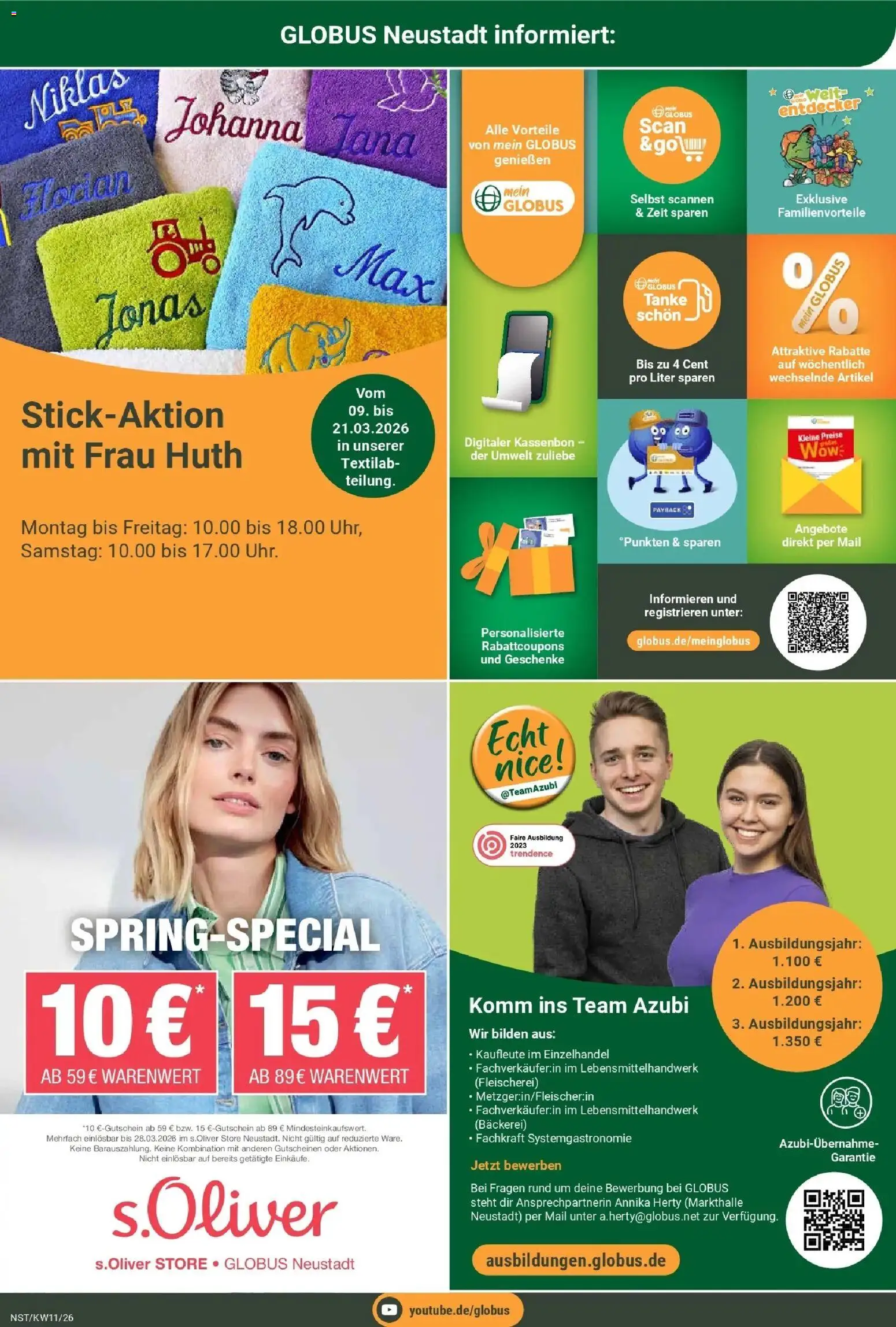 Globus prospekt Neustadt	 – gültig ab 09.03.2026 | Seite: 24 | Produkte: Bäckerei