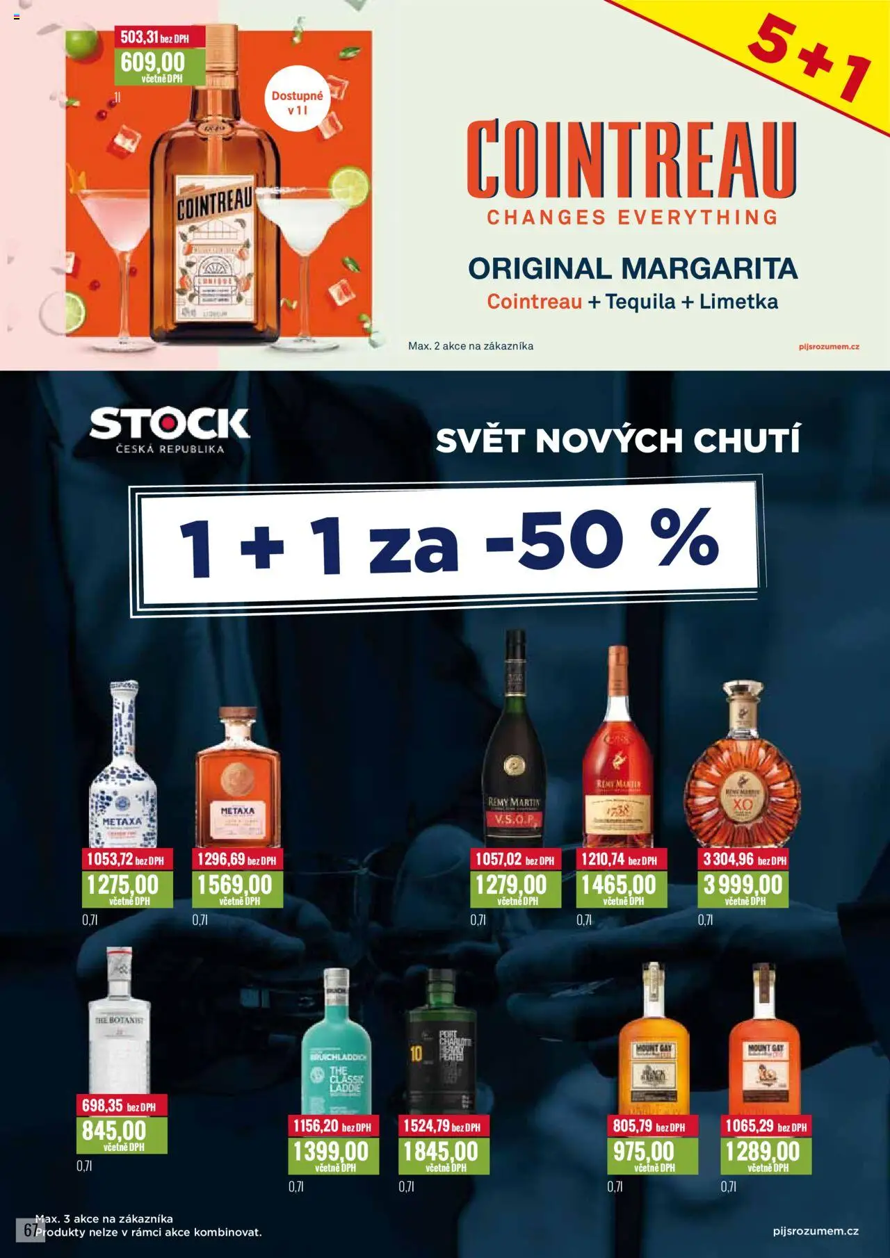 Ratio leták od 01.10.2025 | Strana: 68 | Produkty: Remy Martin, Cointreau, Tequila, Metaxa