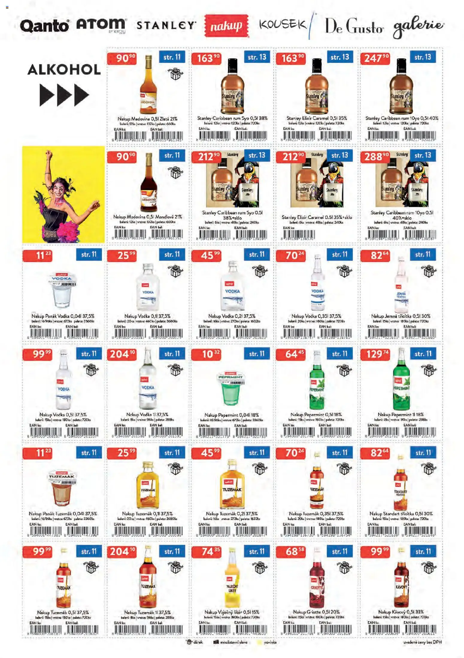 Astur & Qanto leták - Velkoobchod 05/2026 od 01.05.2026 | Strana: 2 | Produkty: Medovina, Likér, Panák, Tuzemák