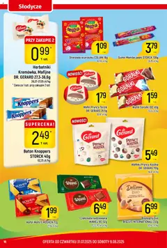 Piotruś Pan Gazetka od 31.07.2025 | Strona: 16 | Produkty: Słodycze, Oranżada w proszku, Herbatniki, Czekolada