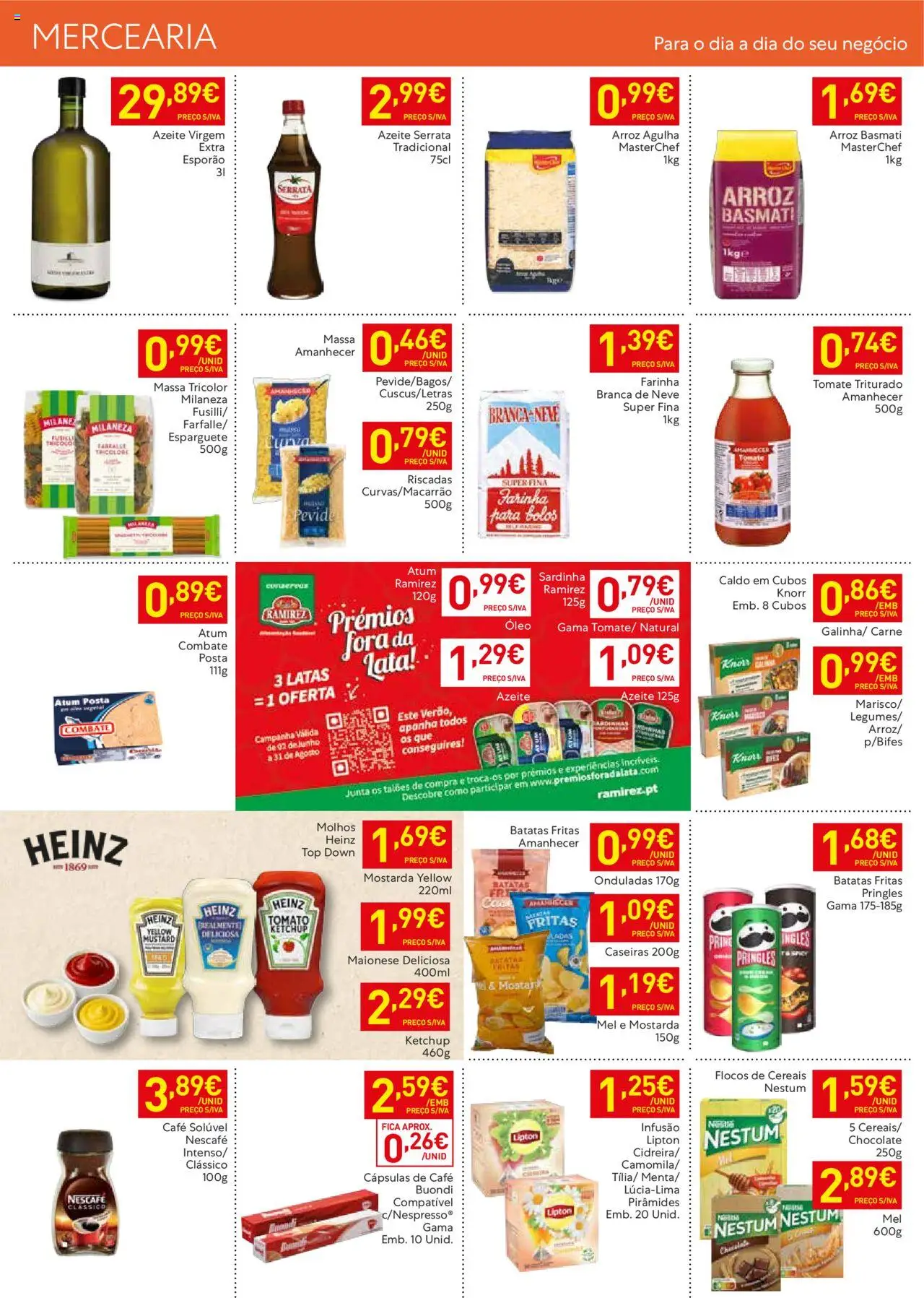 Recheio folheto Madeira │ válido de 12.08.2025 | Página: 10 | Produtos: Atum, Knorr, Óleo, Cereais