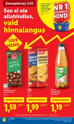 Lidl kliendilehe eelvaade alates 02.02.2026
