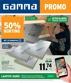 GAMMA - Folder - Voorbeeld van een folder van GAMMA, geldig van 07.01.2026