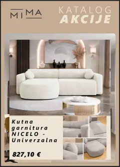 Mima namještaj katalog | vrijedi od 01.08.2025 | Stranica: 2 | Proizvodi: Kutna garnitura