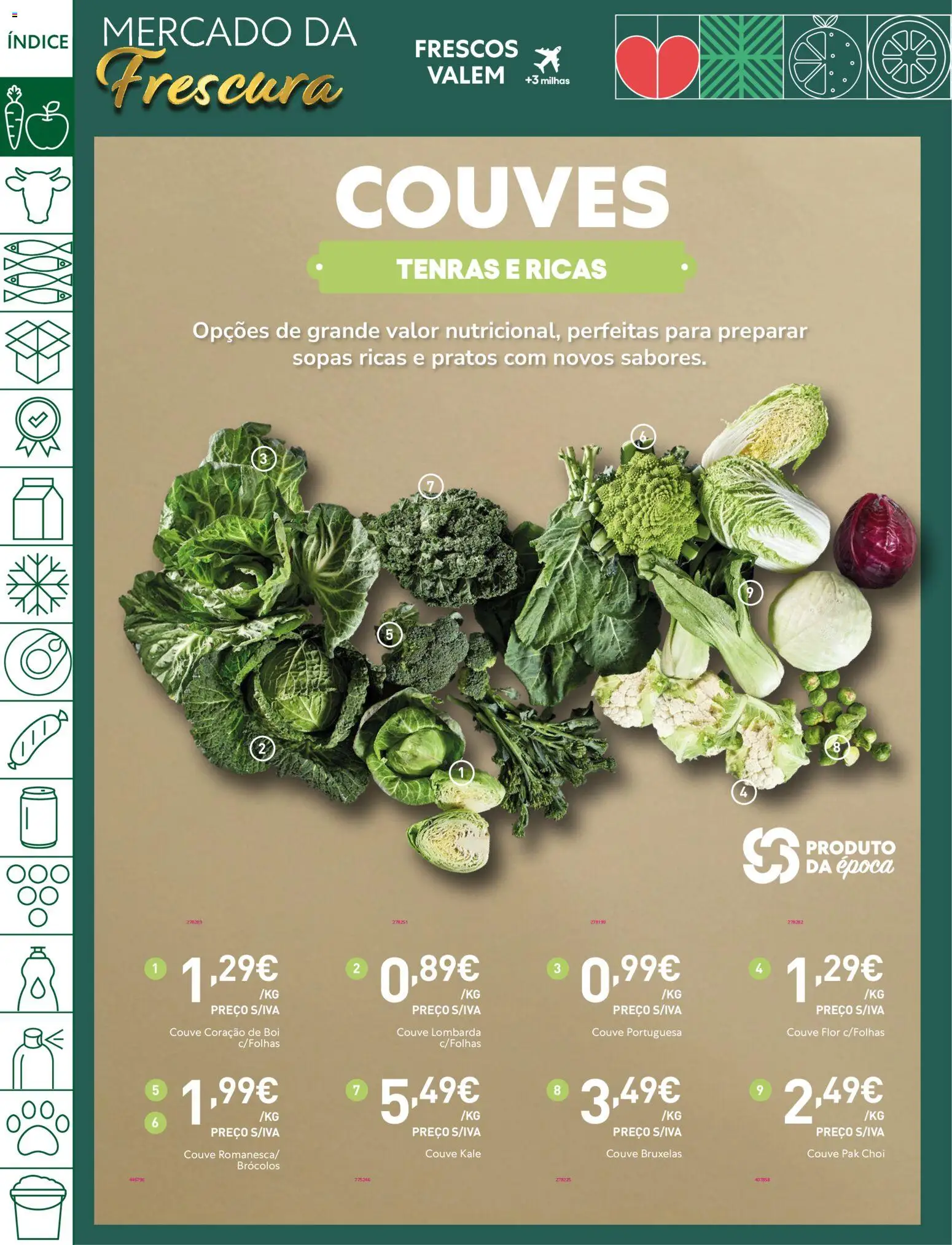 Recheio folheto │ válido de 16.12.2025 | Página: 2 | Produtos: Brócolos, Pratos, Couve