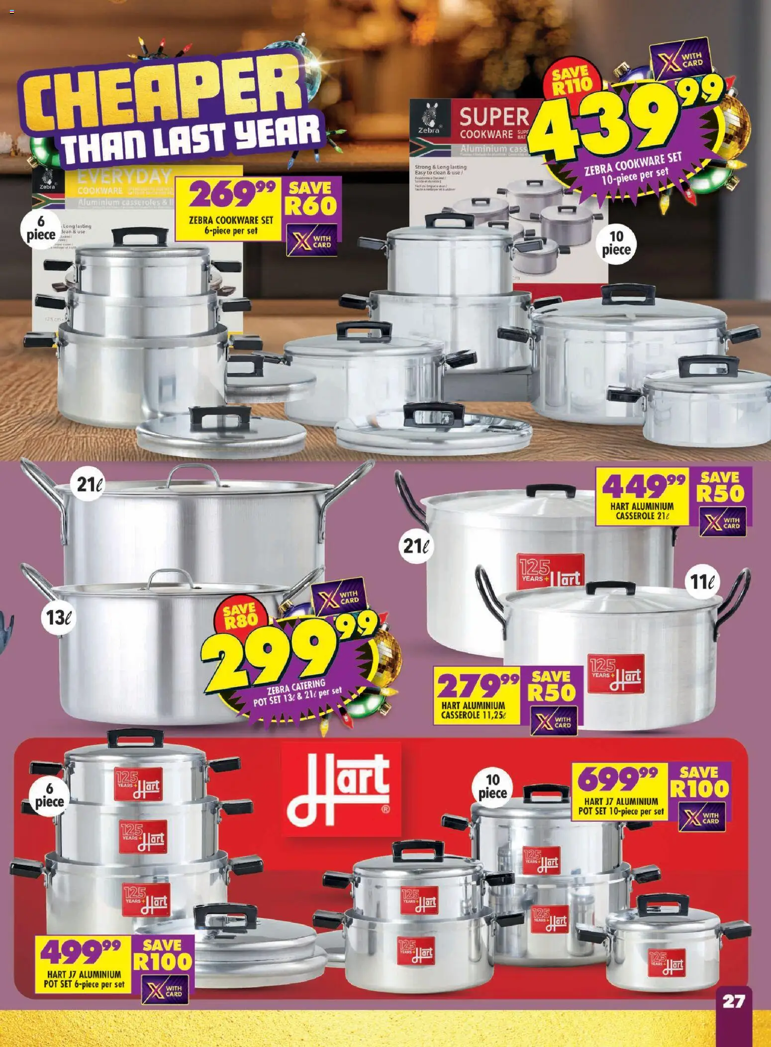 New Shoprite catalogue – valid from 24.11.2025 | Page: 27 | Products: Cookware