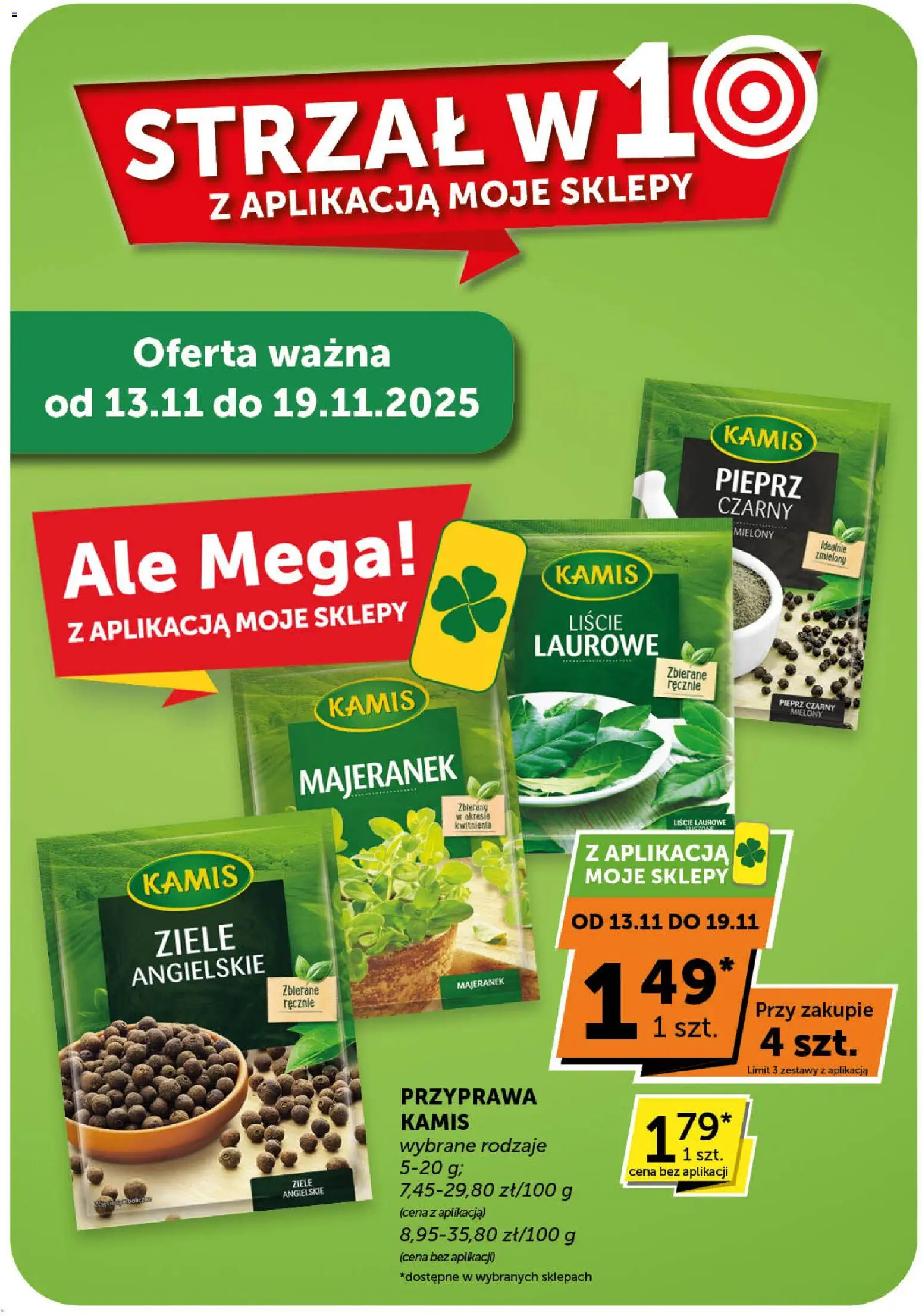 Groszek Gazetka - Market od 13.11.2025 | Strona: 9 | Produkty: Majeranek, Pieprz