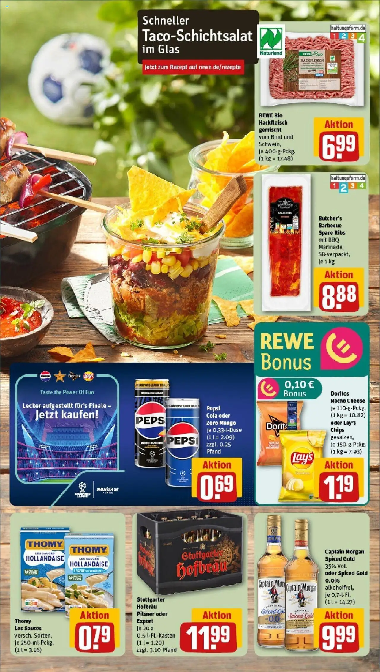 Rewe prospekt Bad Waldsee	 - gültig ab dem 25.05.2025 | Seite: 5 | Produkte: Thomy les sauces, Cola, Rum, Pepsi