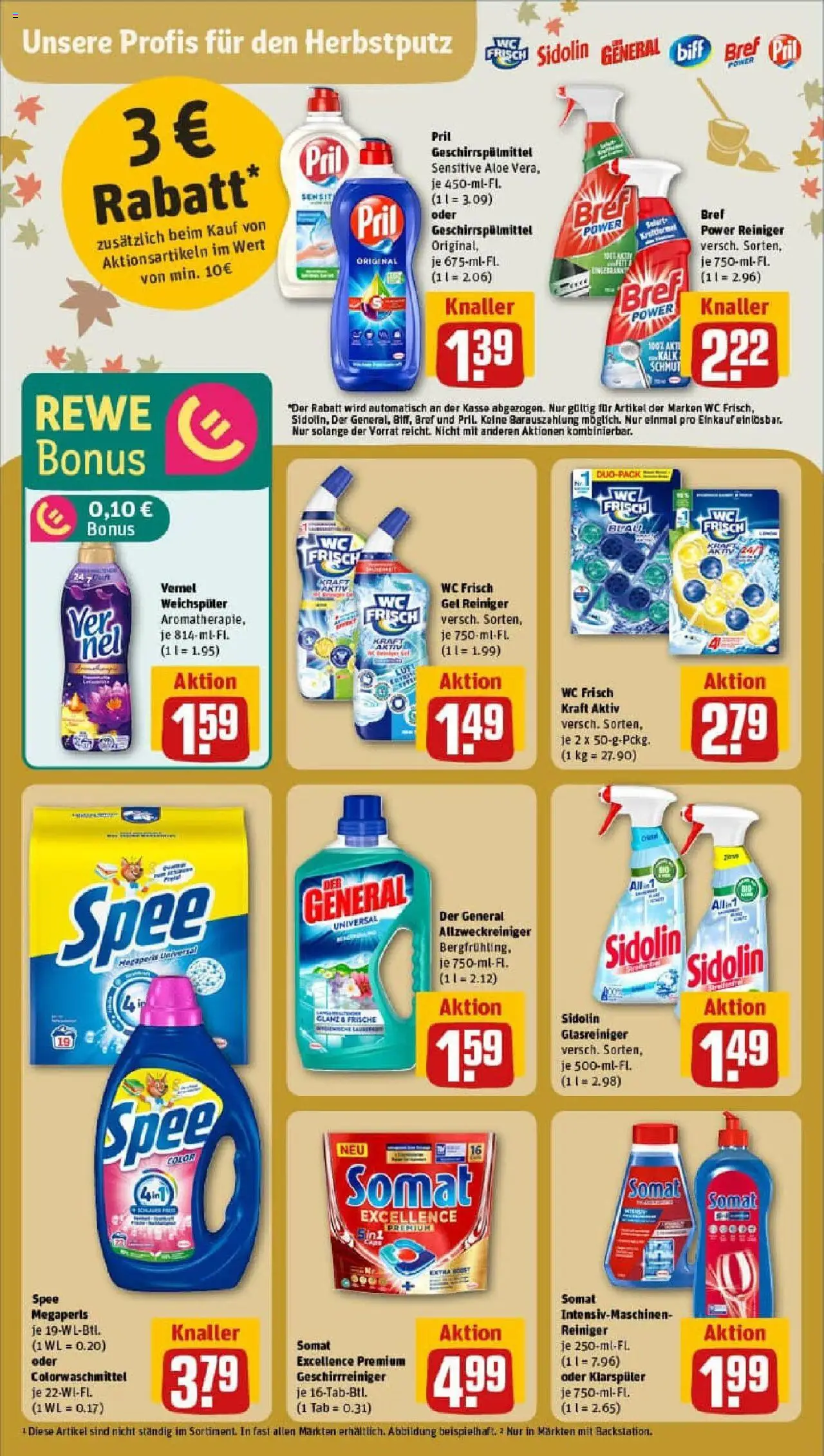 Rewe prospekt Rimpar	 – gültig ab 06.10.2025 | Seite: 12 | Produkte: Weichspüler, Wc frisch, Geschirrspülmittel, Vernel