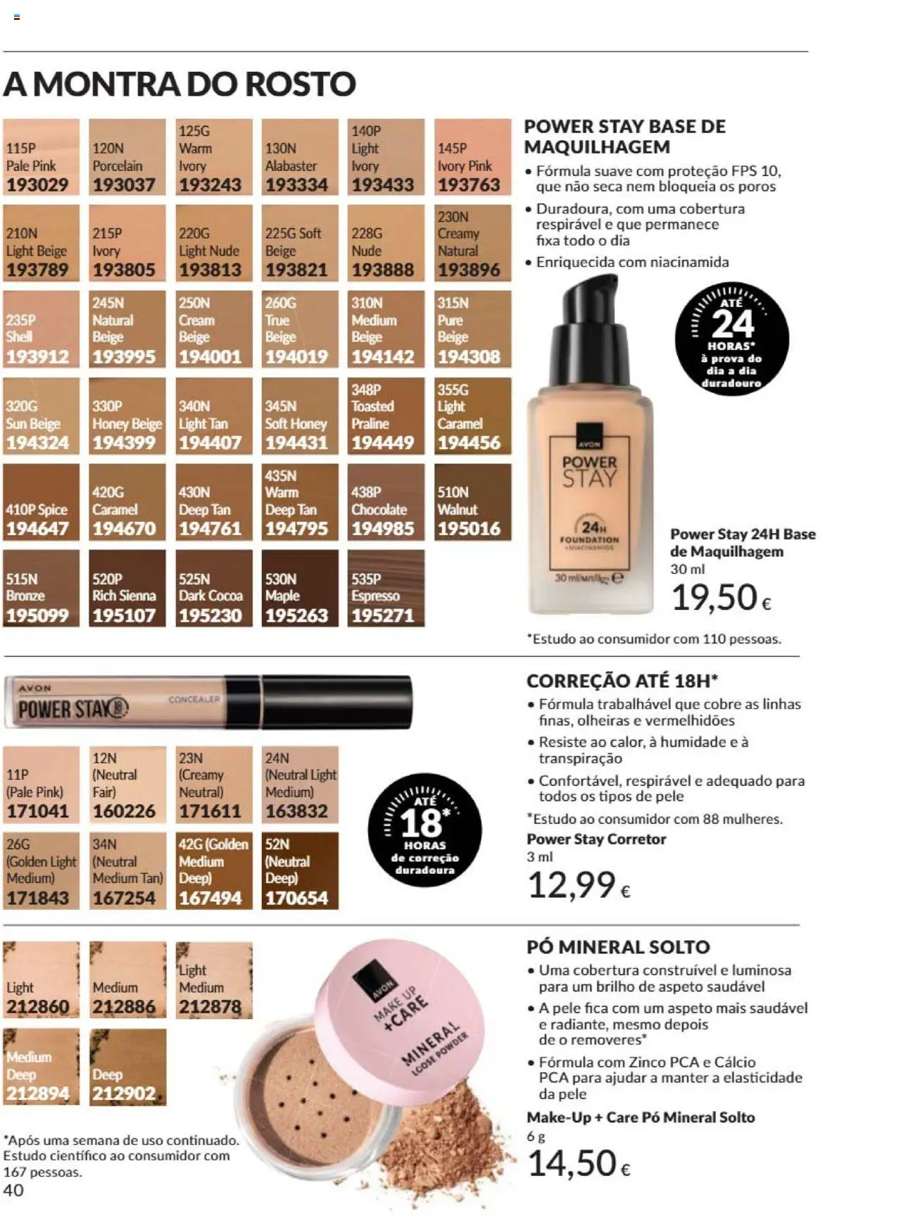 Catálogo Avon Campanha 6 │ válido de 01.06.2025 | Página: 40 | Produtos: Maquilhagem, Corretor, Cálcio, Chocolate