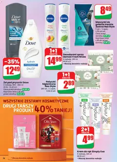 Pogląd oferty "Dezodorant spray damski Fresh Nivea, 2 rodzaje, 150 ml" - ważna od 26.11.2025 | Strona: 74 | Produkty: Prysznic, Maszynki do golenia, Body, Żel pod prysznic