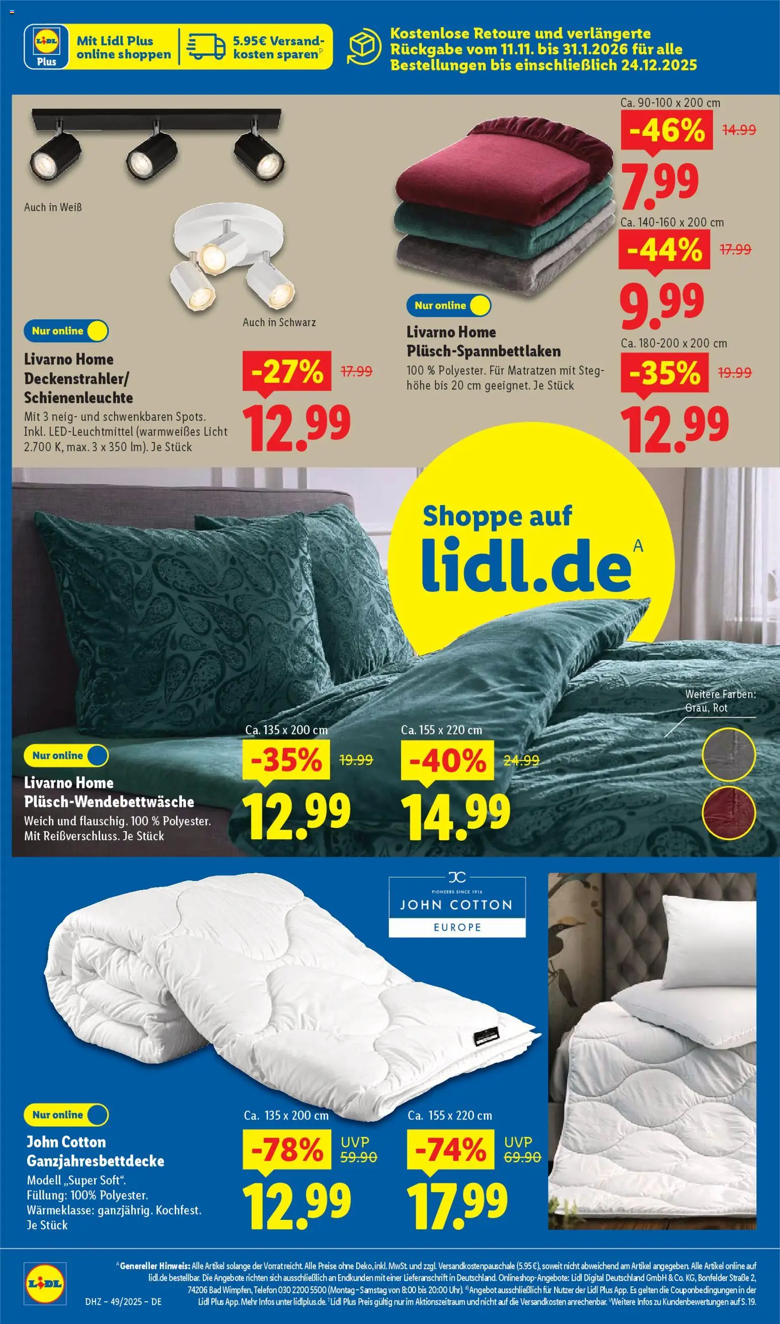 Lidl Prospekt Bestwig – gültig ab 01.12.2025 | Seite: 52 | Produkte: Bad, Telefon