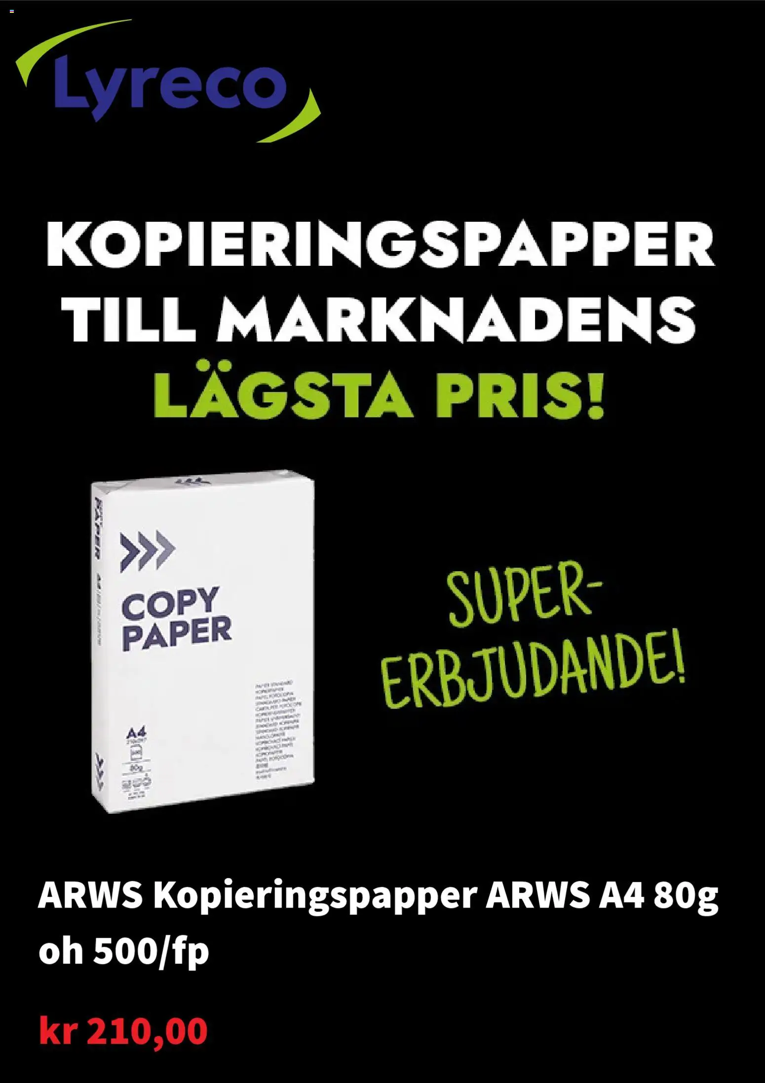 Lyreco reklamblad aktuell från 24.11.2025 | Sida: 4 | Produkter: Kopieringspapper