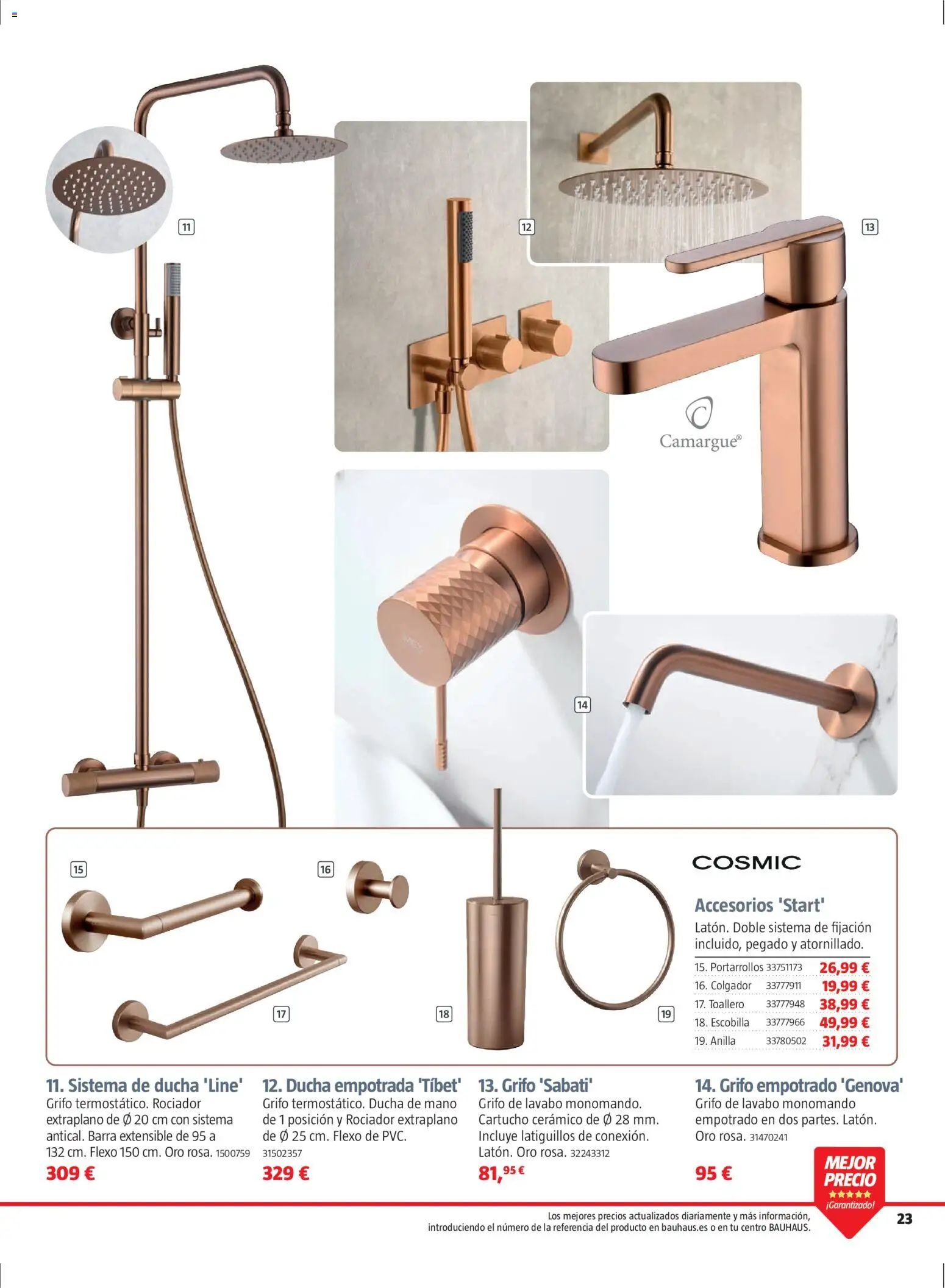 Bauhaus folleto Renueva │ válido desde el 02.03.2026 | Página: 23 | Productos: Toallero, Lavabo, Ducha