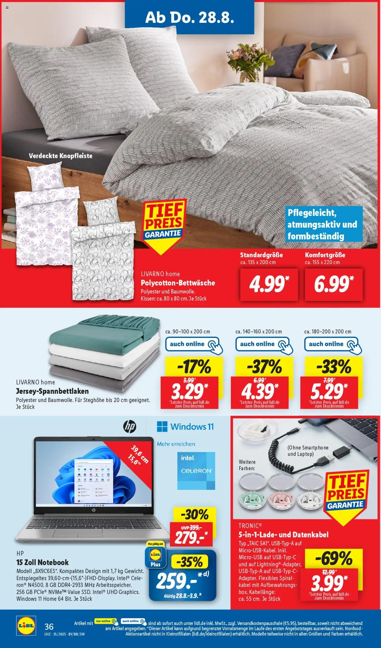 Lidl Prospekt Düsseldorf	 - gültig ab dem 25.08.2025 | Seite: 24 | Produkte: Kissen, Laptop, Notebook, Smartphone