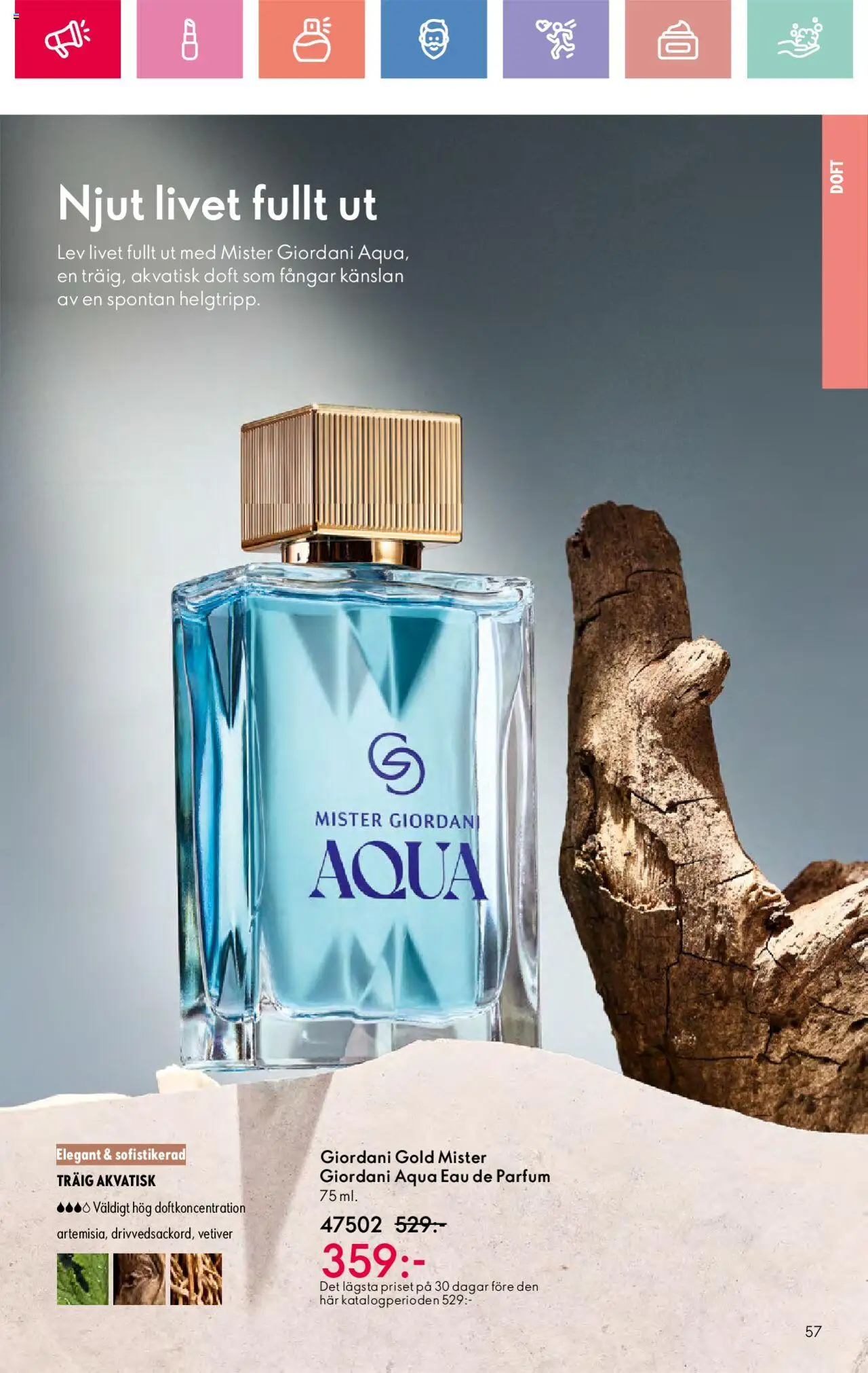 Oriflame reklamblad aktuell från 03.08.2025 | Sida: 57 | Produkter: Doft