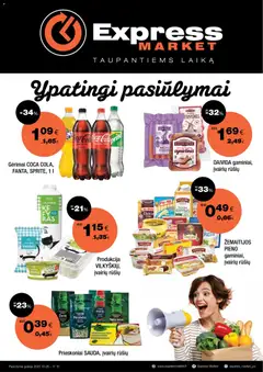 Express market leidinys galioja nuo 26.10.2025