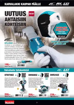 Makita-mainoslehti voimassa 01.01.2026 alkaen | Sivu: 2 | Tuotteet: Video