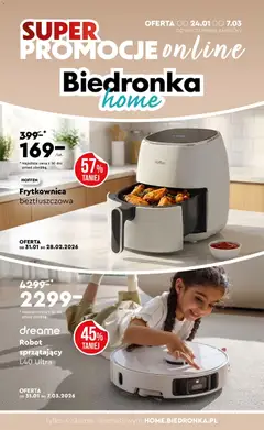 Pogląd oferty "Biedronka gazetka - Home" - ważna od 24.01.2026