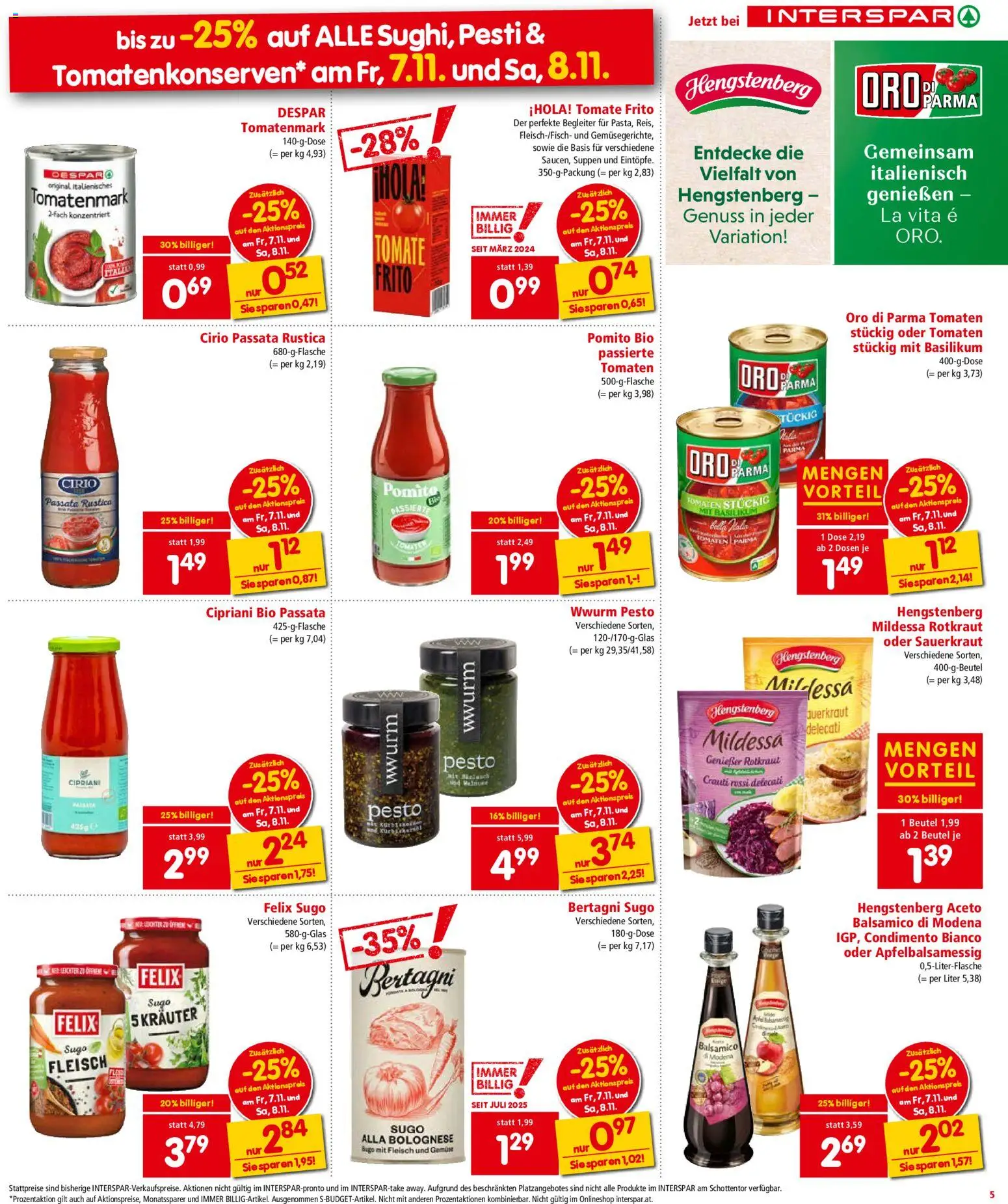 Interspar Flugblatt - Wien gültig ab 06.11.2025 | Seite: 6 | Produkte: Tomaten