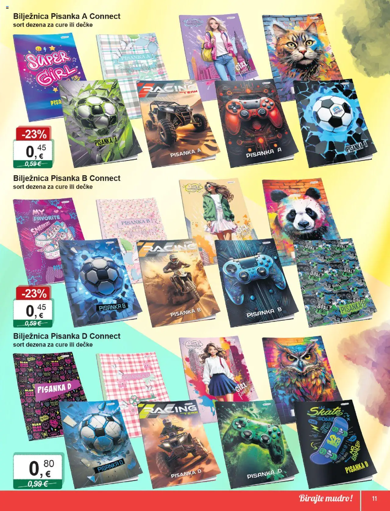 KTC katalog | vrijedi od 31.07.2025 | Stranica: 11 | Proizvodi: Bilježnica, Pisanka