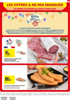 Carrefour - Prévisualisation de Carrefour Les offres à ne pas manquer valide à partir de 24.02.2026 | Page: 3 | Produits: Saucisse, Saucisse de francfort, Porc