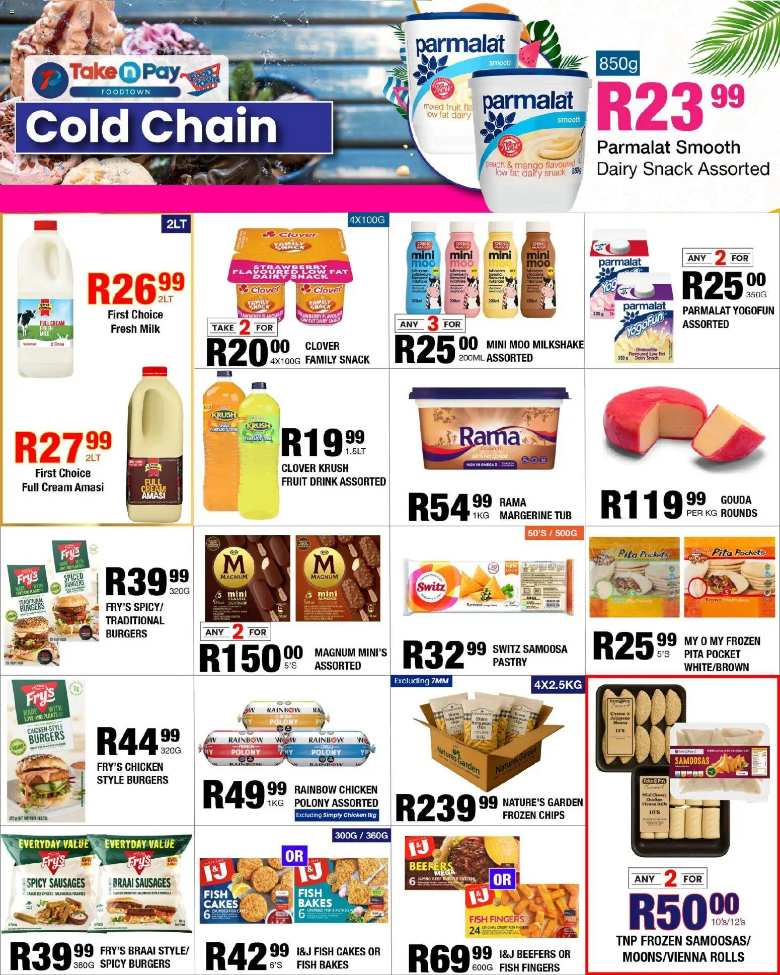 New Take n Pay catalogue – valid from 17.11.2025 | Page: 17 | Products: Cheese, Cream, Fry's, Chilli