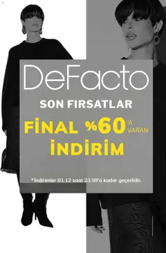 01.12.2025 tarihinden itibaren geçerli olan DeFacto kataloğu önizlemesi