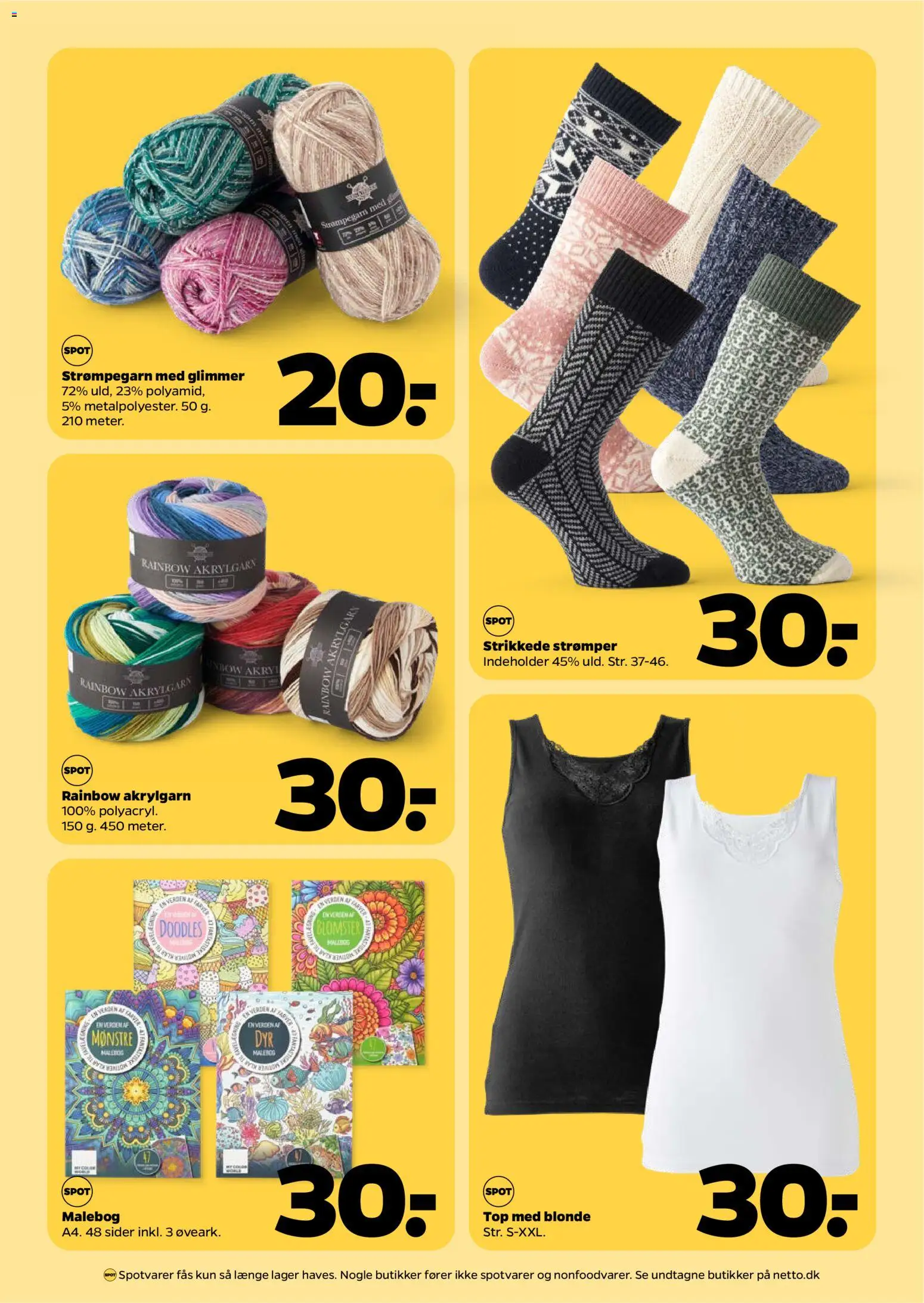 Netto tilbudsavis – gyldig fra 24.01.2026 | Side: 33 | Produkter: Strømper