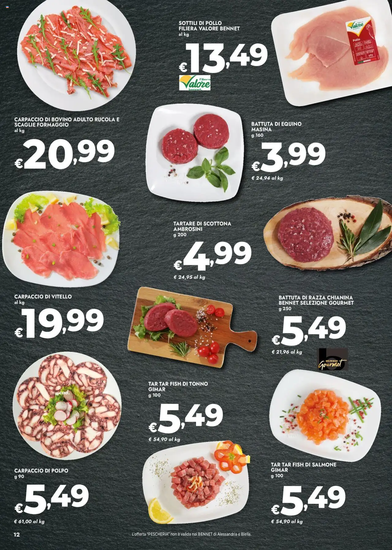 Volantino bennet del 05.06.2025 | Pagina: 12 | Prodotti: Bovino, Pollo, Formaggio, Tonno