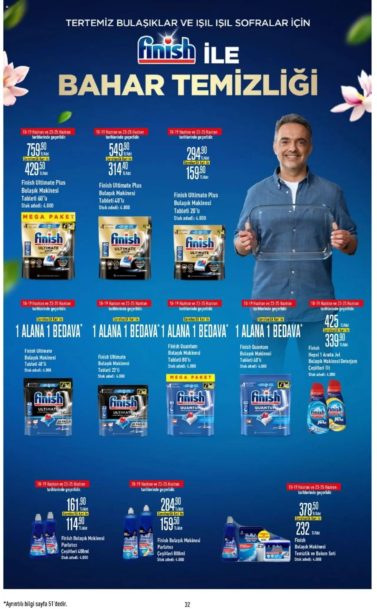 CarrefourSA Katalog - 10.06.2025 tarihinden itibaren geçerlidir | Sayfa: 32 | Ürünler: Parlatıcı, Bulaşık makinesi