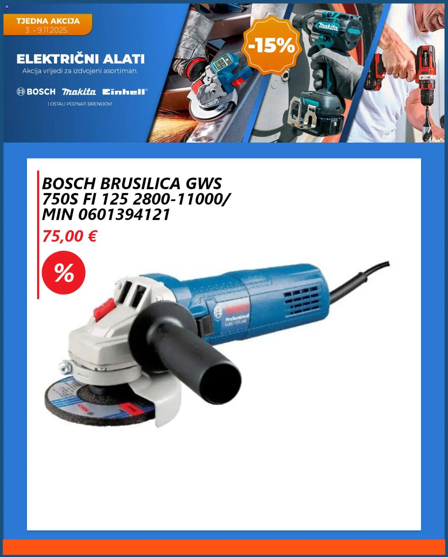 Comet katalog | vrijedi od 07.11.2025 | Stranica: 6 | Proizvodi: Brusilica