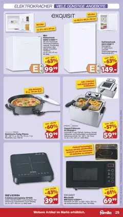 Famila Nordwest Prospekt 	 ab 09.03.2026 gültig | Seite: 33 | Produkte: Top, Gefrierschrank, Kühlschrank, Mini kühlschrank