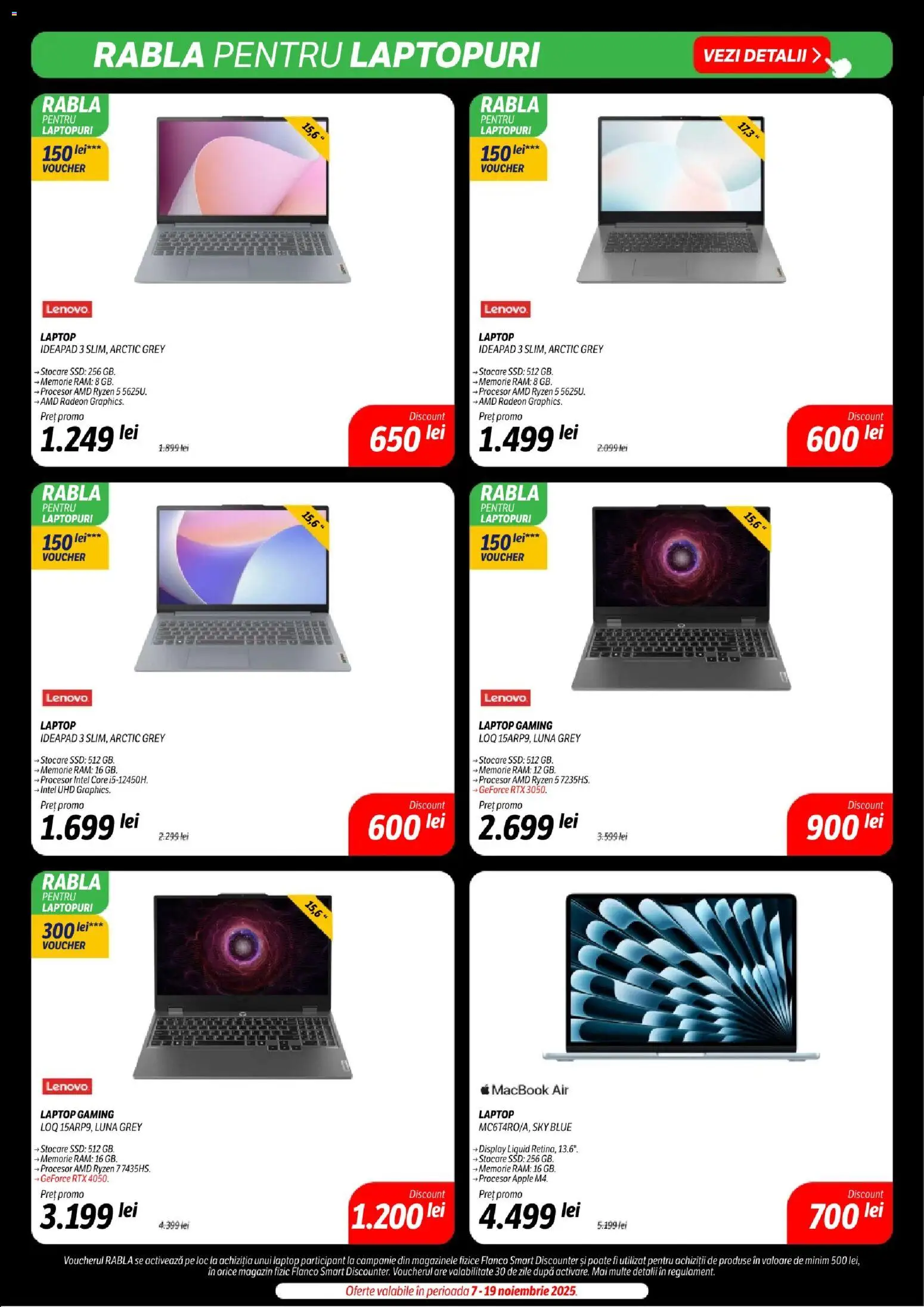 Noul catalog Flanco – valabil de la 07.11.2025 | Pagină: 19 | Produse: Laptop, Memorie, Apple