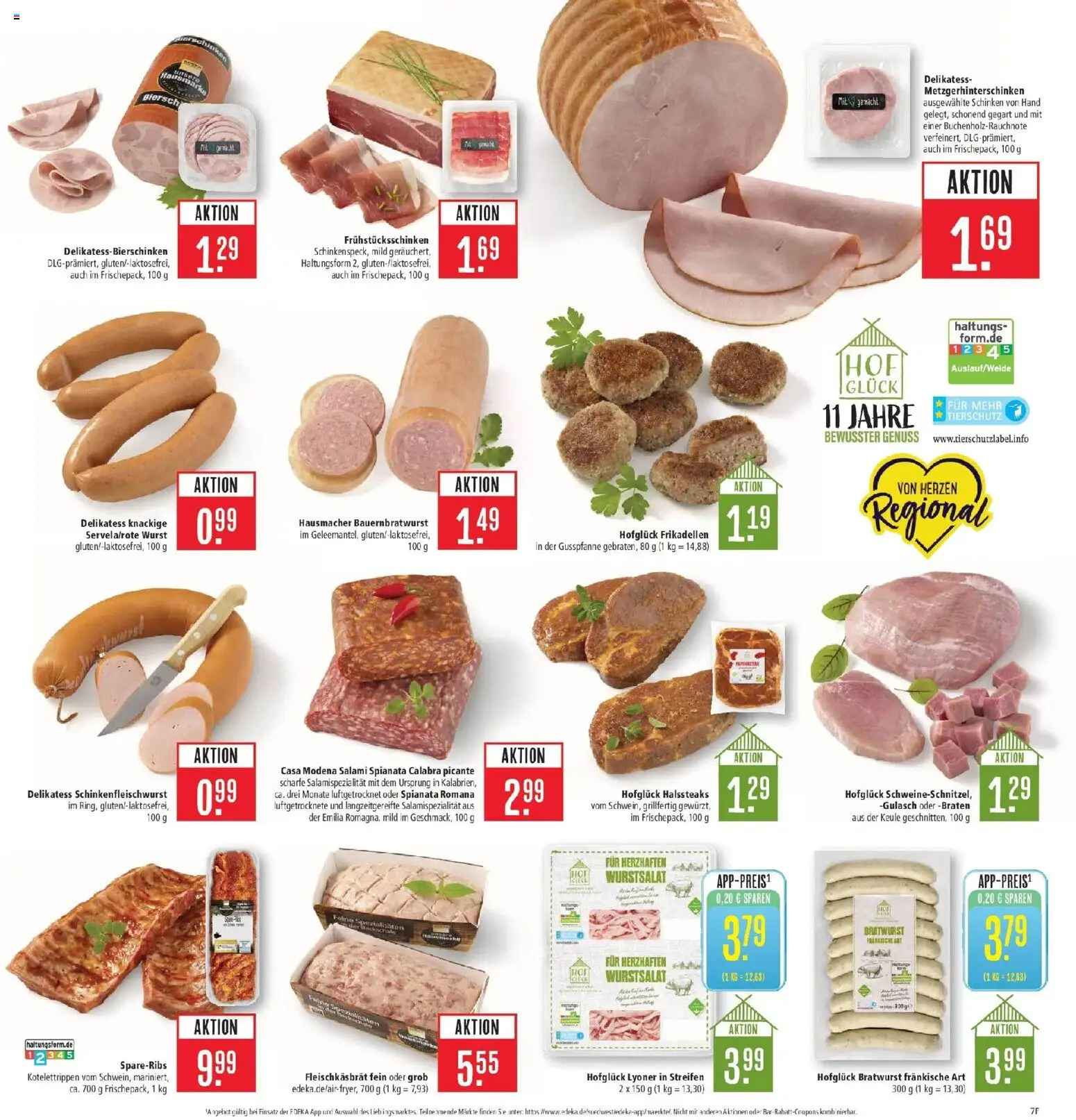 Marktkauf Prospekt Ostfildern	 – gültig ab 13.04.2026 | Seite: 9 | Produkte: Bratwurst, Gulasch, Salami, Schinken