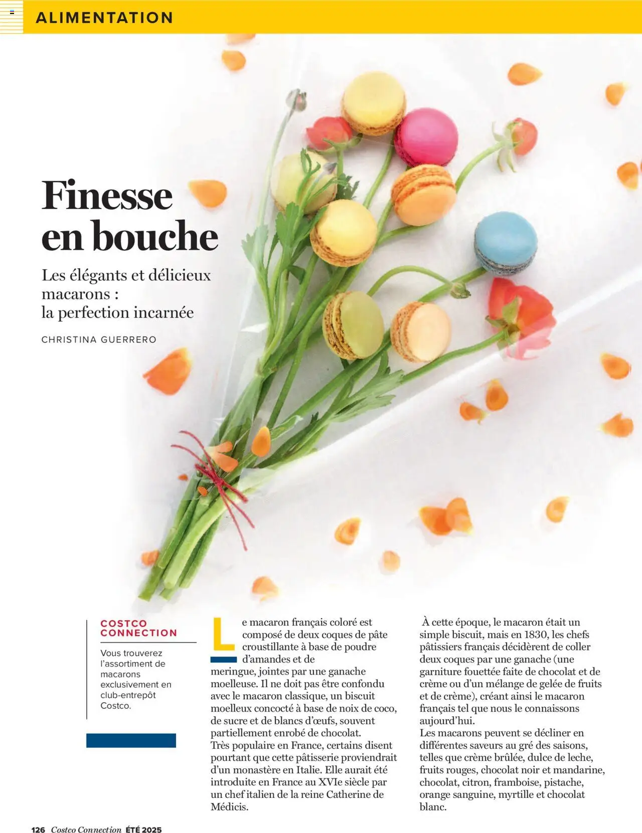  | Page: 126 | Produits: Orange, Macarons, Gelée, Crème