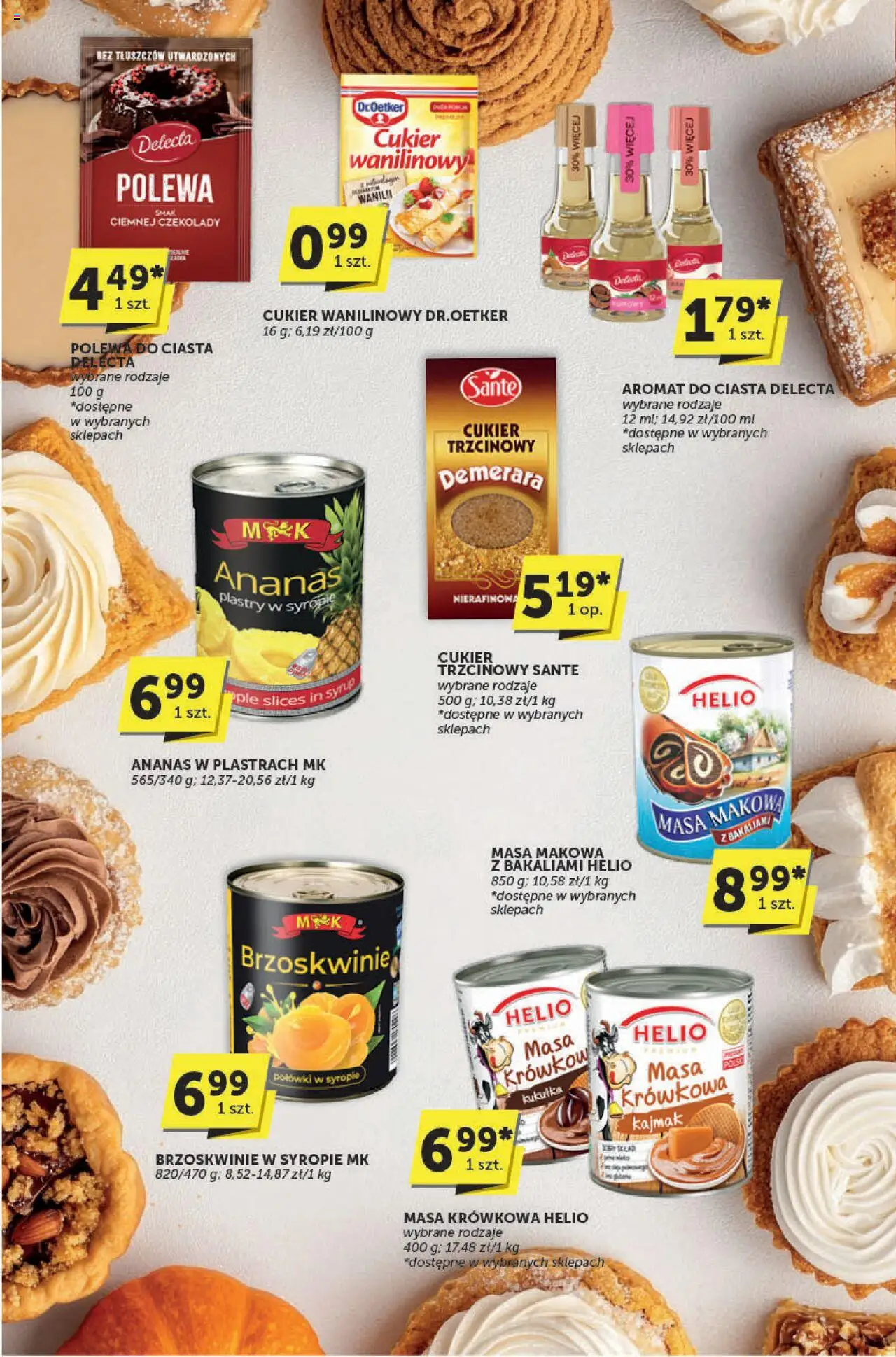 Euro Sklep Gazetka - Katalog od 02.10.2025 | Strona: 16 | Produkty: Czekolady, Brzoskwinie w syropie, Ananas, Ananas plastry w syropie